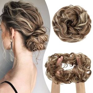 Bundle of 2 Messy Bun Hair Scrunchies